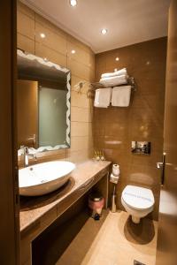 Koupelna v ubytování Hotel Marianna