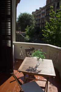 Balkón alebo terasa v ubytovaní Hostalin Barcelona Diputacion