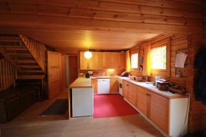 Kuchyň nebo kuchyňský kout v ubytování Ferienhaus Holzer Stressless