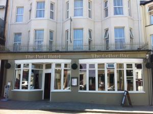 a view of the front of the colcliffe hotel at The Port Hotel in Portrush