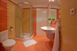 Koupelna v ubytování Apartmán Lípa-Lipno