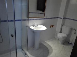 Koupelna v ubytování La Posada del Recovero