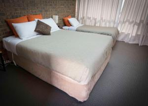 Mannum Motelにあるベッド