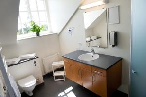 Een badkamer bij Vejlsøhus Hotel and Conference Center