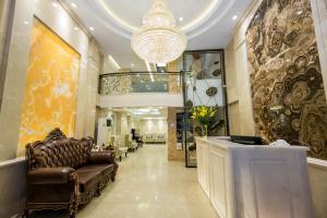 Posezení v ubytování Little Hanoi Deluxe Hotel