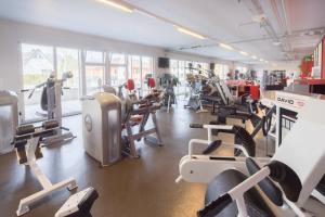 Fitness centrum a/nebo fitness zařízení v ubytování Hotel Arcade