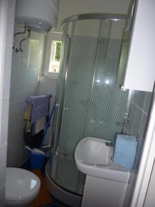 Kúpeľňa v ubytovaní Ágnes Apartment