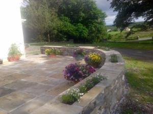 A garden outside St. Catherines