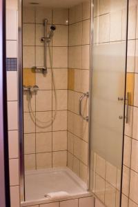 Bilik mandi di Hotel Slavie