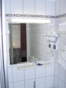Koupelna v ubytování Hotel Hinz