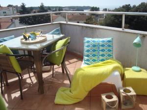 Balkón alebo terasa v ubytovaní Apartments Villa Holiday