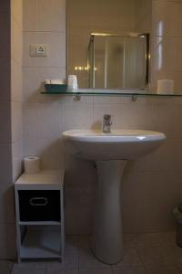 Koupelna v ubytování Albergo Felice