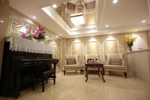 Posezení v ubytování Little Hanoi Deluxe Hotel