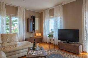TV a/nebo společenská místnost v ubytování Apartment Majoran