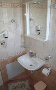 Koupelna v ubytování Guesthouse Xenioti