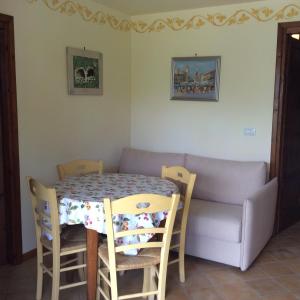 Et opholdsområde på Appartamenti Cavriè