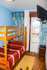 Ένα ή περισσότερα κρεβάτια σε δωμάτιο στο Hospedaxe Carragal