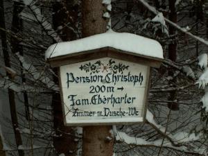 Pension Christoph v zimě