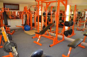 Fitness centrum a/nebo fitness zařízení v ubytování Penzión Stefarez New