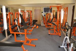 Fitness centrum a/nebo fitness zařízení v ubytování Penzión Stefarez New