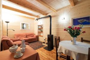 Posezení v ubytování B&B Il Bucaneve