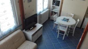 Χώρος καθιστικού στο Studio à St Pierre en Port