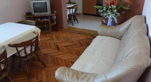 sala de estar con sofá y mesa en Apartment Julietta, en Pirovac