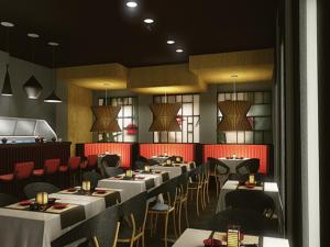 En restaurant eller et spisested på Secrets Papagayo All Inclusive - Adults Only
