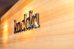 a honda sign on the side of a building at Kadda Hotel in Hualien City