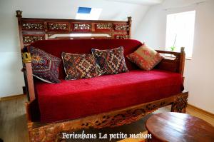 Posezení v ubytování Lehmgefühl, Design Vier, La Petite Maison
