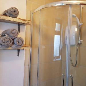 Bilik mandi di Dilkara Apartment Glastonbury