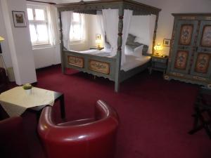 Postel nebo postele na pokoji v ubytování Hotel Haus Appelberg