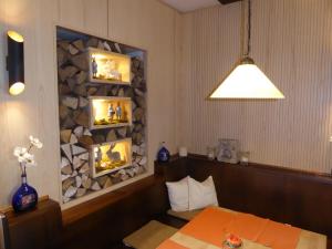 Postel nebo postele na pokoji v ubytování Hotel Haus Appelberg