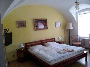 Postel nebo postele na pokoji v ubytování Pension Siesta