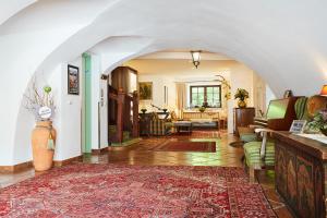 Predel za sedenje v nastanitvi Boutique Hotel Aichinger