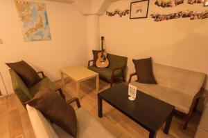 Posezení v ubytování Hostel Q