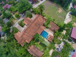 Letecký snímek ubytování Villa Chaya