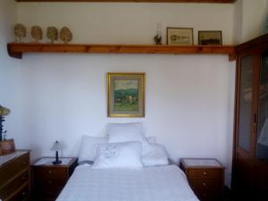 Posteľ alebo postele v izbe v ubytovaní Nightingale Cottage Pelion
