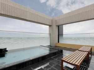 Nespecifikovaný výhled na moře nebo výhled na moře při pohledu z hotelu