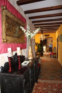 A seating area at Casa Rural Mendoza