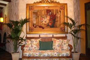 A seating area at Casa Rural Mendoza