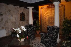 A seating area at Casa Rural Mendoza