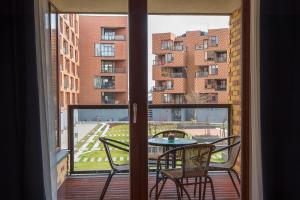 Balkon lub taras w obiekcie Apart. Grabiszyńska - parking included
