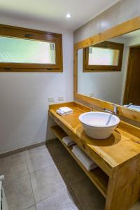 Koupelna v ubytování Cabañas Villa Sequoia