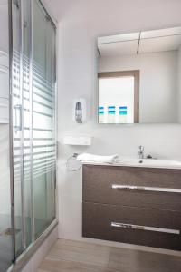 Koupelna v ubytování Hostal Pardo