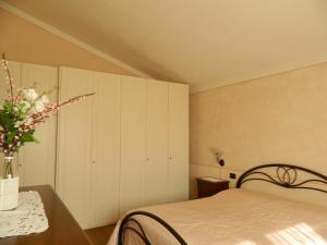 Katil atau katil-katil dalam bilik di Podere la Campagnola