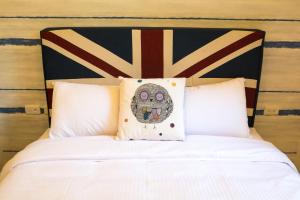 Cama o camas de una habitación en Tang Xin Bao Bei