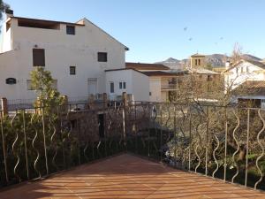 a view from the balcony of a house at Casa Salto de Roldán in Apiés