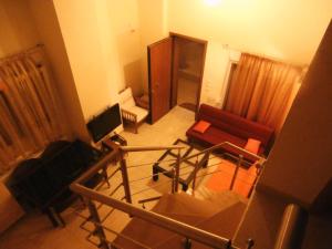 A television and/or entertainment centre at Dimitrios Apartments