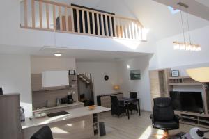 Kuchyňa alebo kuchynka v ubytovaní Appartement Mezzanine
